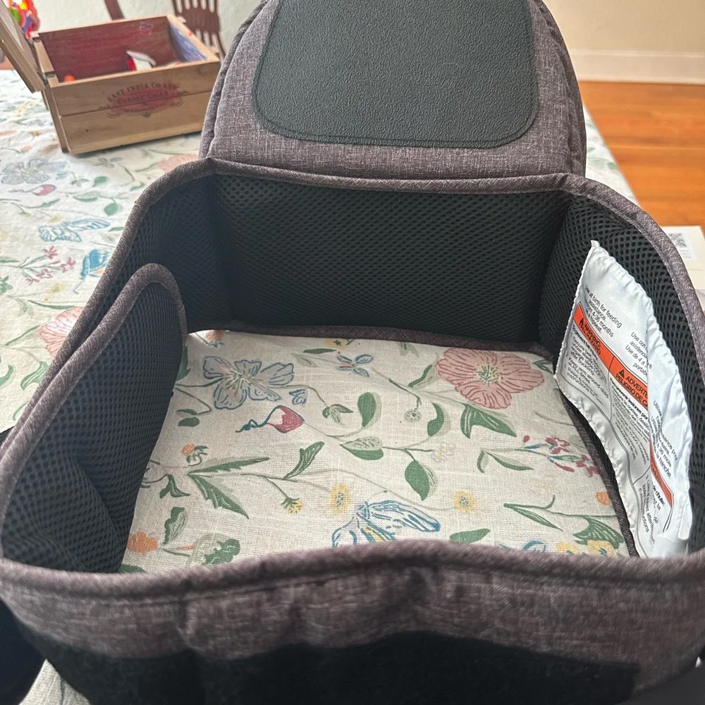 Padded Kids Hip Seat Carrier Bib - Gray